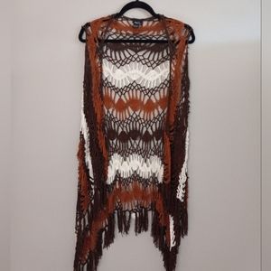 Boho crochet vest ✌️🧡
